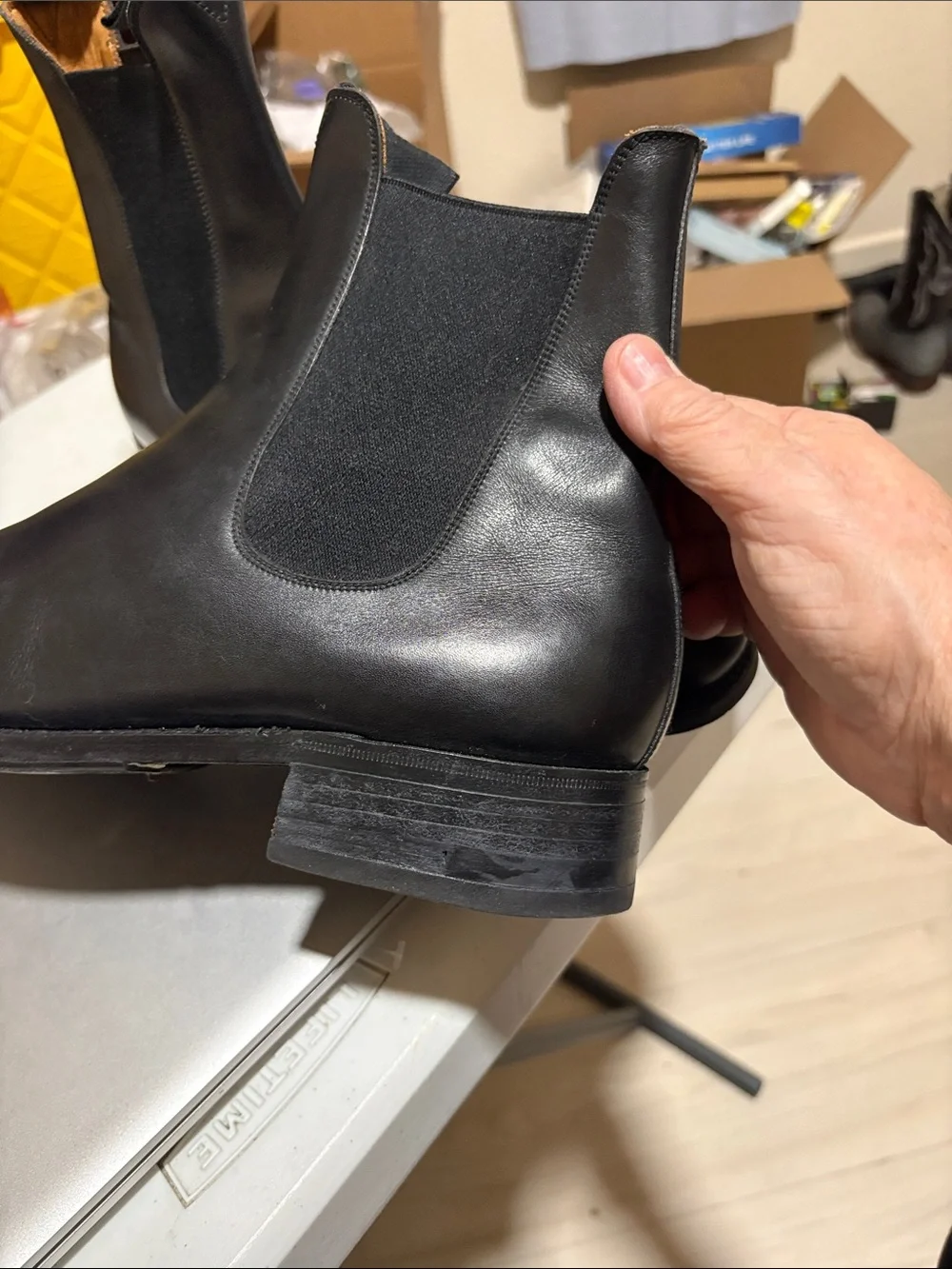 Classic Black Leather Chukka Boots - Timeless Men’s Chelsea-Style Boot